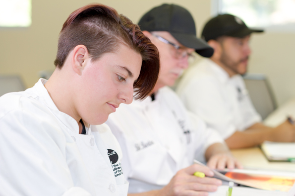 Cooking class at College of the Canyons. 
