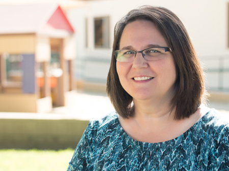 ECE faculty Michelle Hancock. 