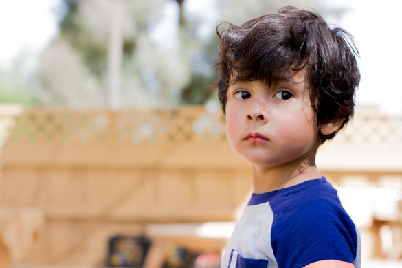 Child playing at Center for Early Childhood Education. 