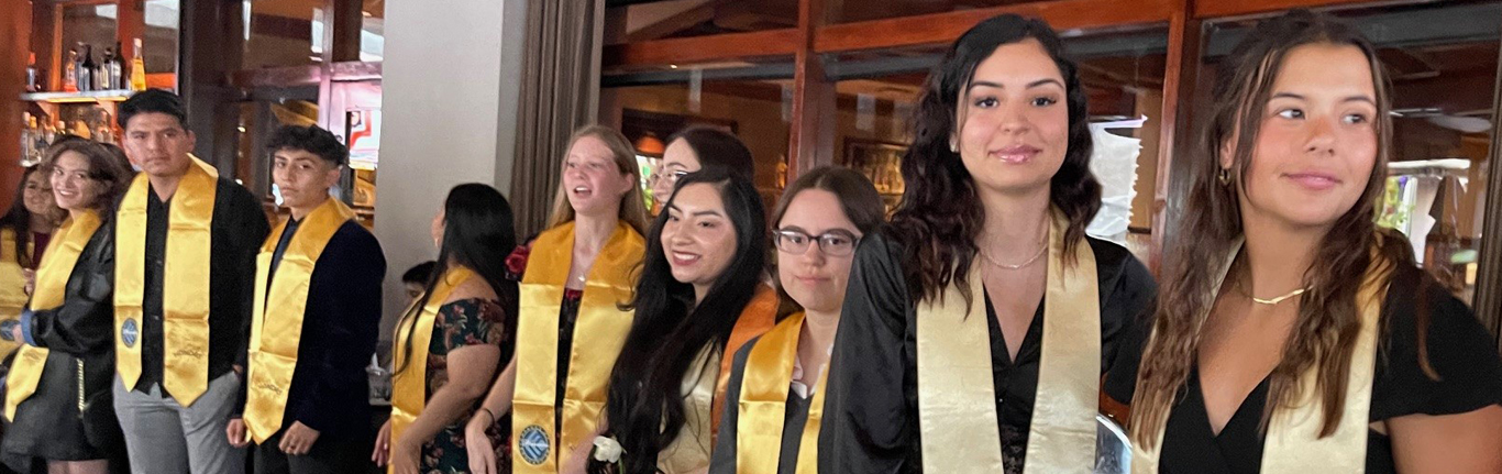 College of the Canyons Phi Theta Kappa graduating students.