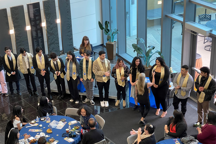 College of the Canyons Phi Theta Kappa graduating students.