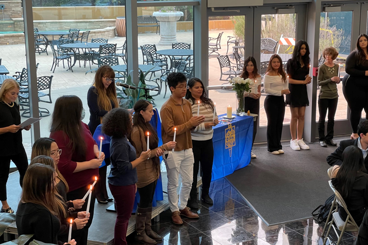  College of the Canyons Phi Theta Kappa graduating students.
