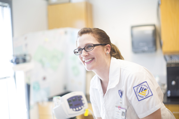Nurse in action