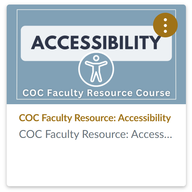 Faculty Resource Course - Canvas Studio