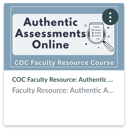 Faculty Resource Course - Canvas Studio