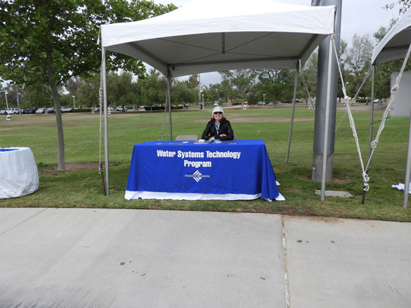The COC Water Program participated in the fair to promote the Water Systems Technology academic programs. 