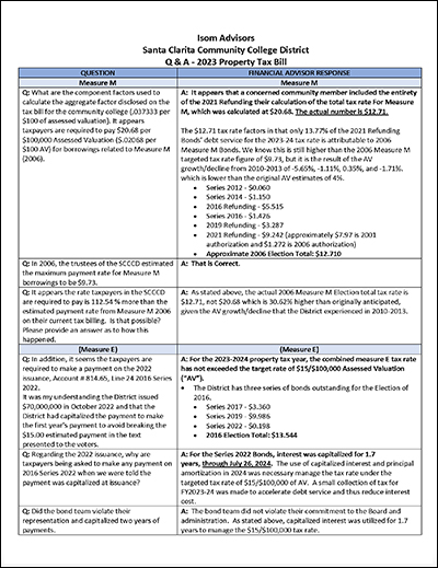 2023 Property Tax Bill Q&A