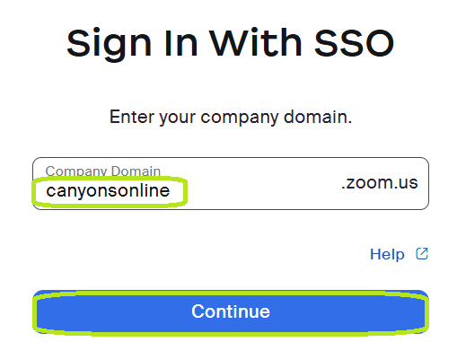 Domain entry