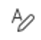 Image of the letter A with a stylus to the right of it.
