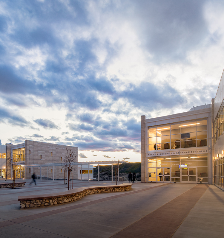 Takeda Science Center and Student Services Building at the Canyon Country campus.
