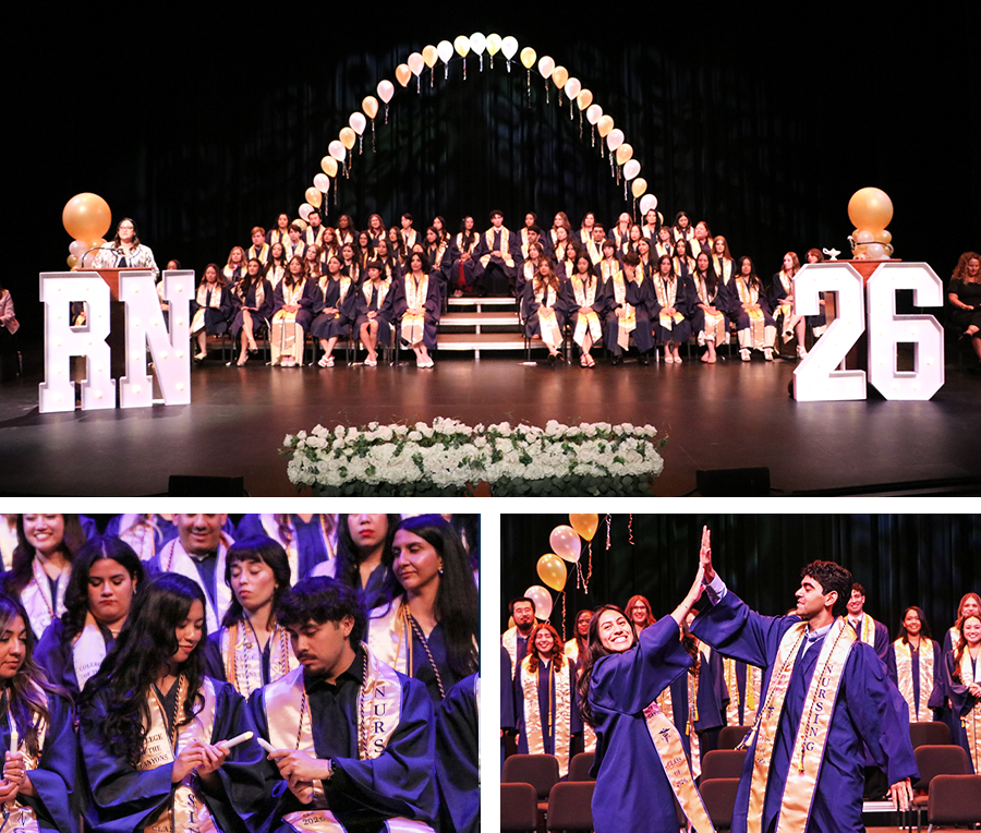 Registered Nursing Program students participate in pinning ceremony.