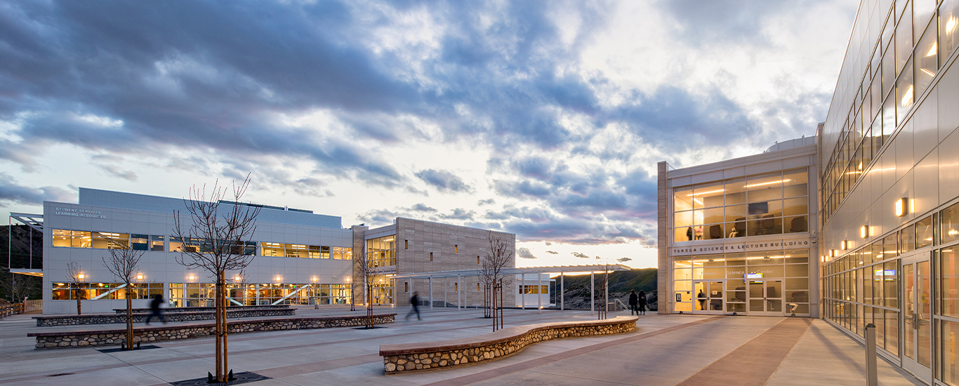 The Upper Plaza at the Canyon Country campus.