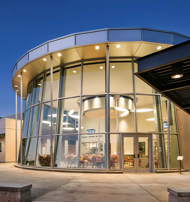 Exterior of College of the Canyons Institute for Culinary Education