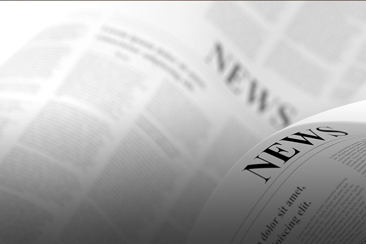 Abstract illustration of newspaper pages