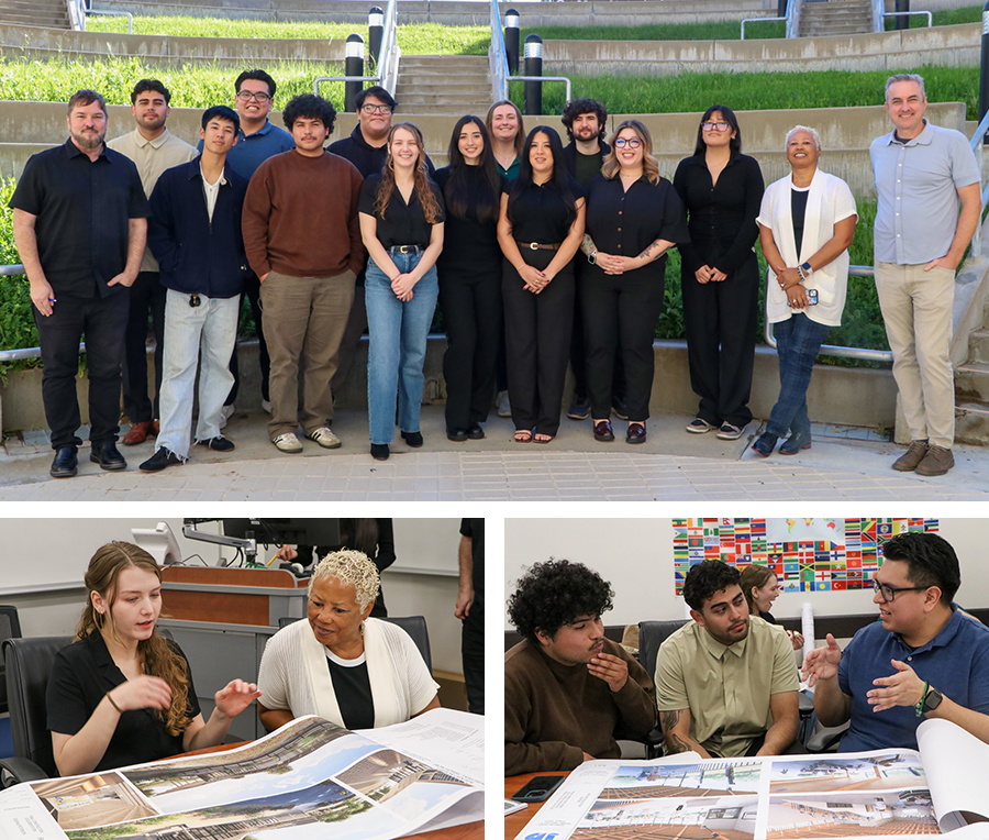 Students from the Bachelor of Science in Building Performance program presented end-of-semester projects at the Intercultural Center.