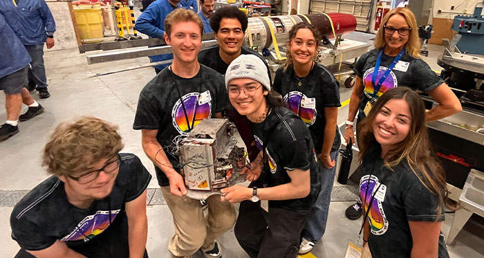 Aerospace and Science Team students