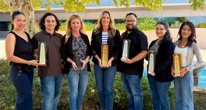 Members of the College of the Canyons Contracts, Procurement, and Risk Management Department.