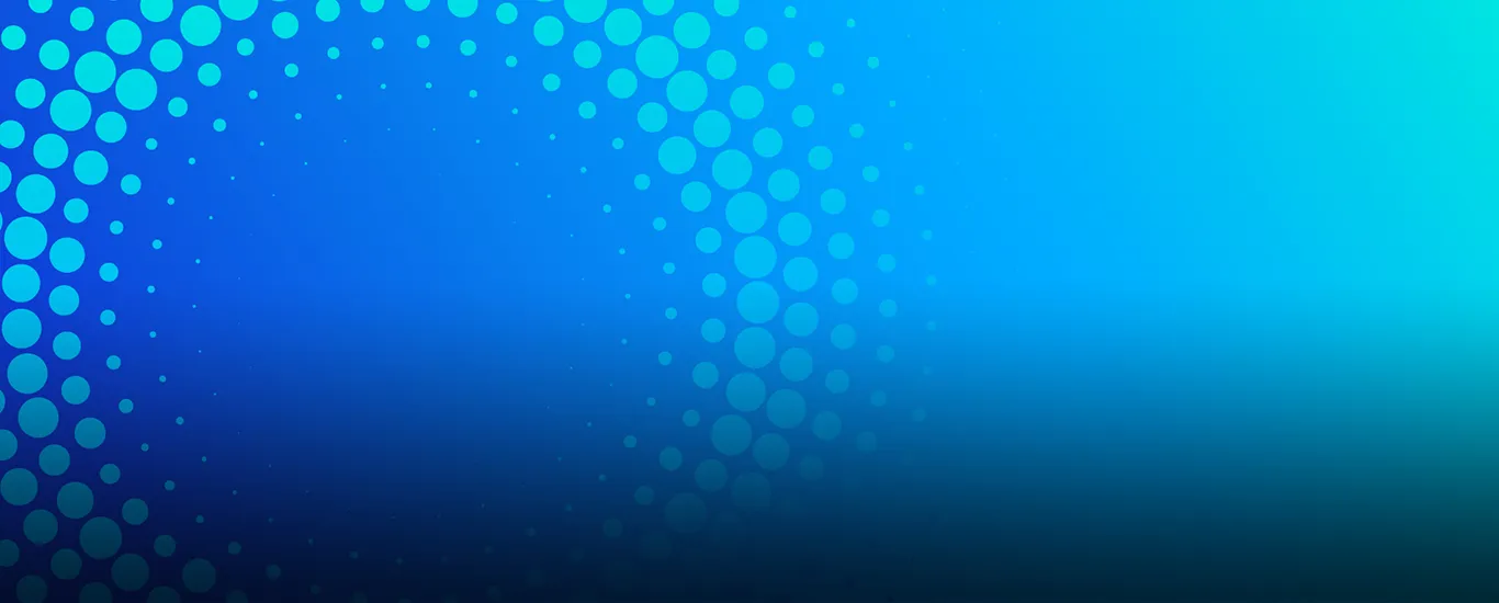 Abstract circular blue background