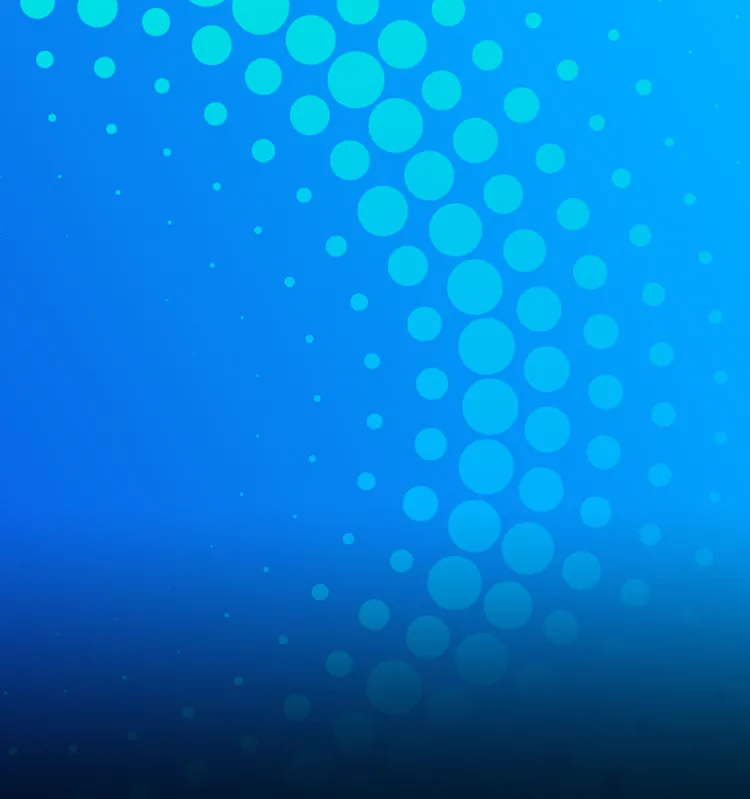 Abstract circular blue background