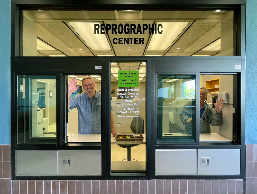 Reprographics Service Window