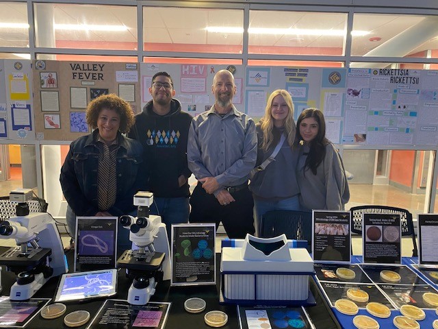 Shane Ramey and Bio Students
