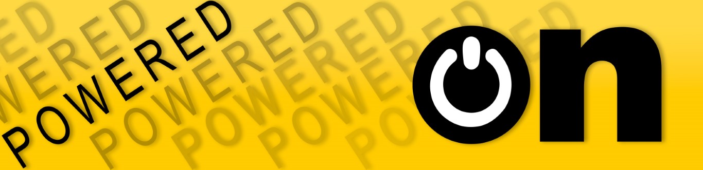 PHOTO of powered on newsletter logo
