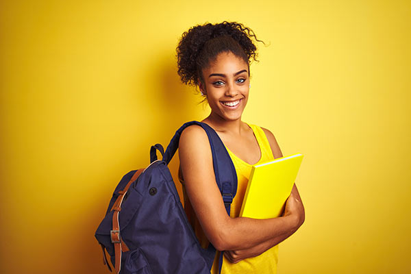 Student with Books