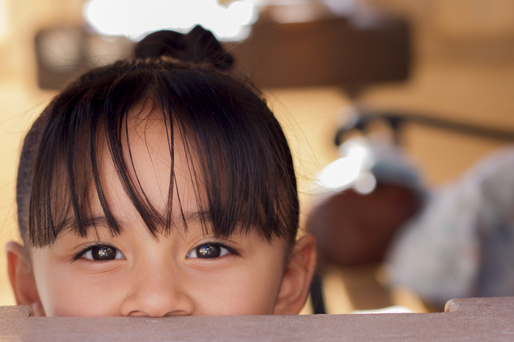 Play time for two little girls at the Center for Early Childhood Education.
